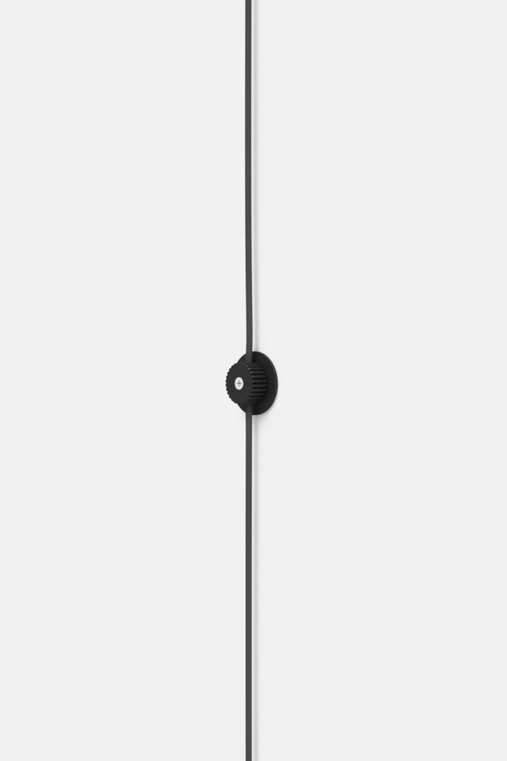 Hoist Pendant Plug - In - Large Glass Diffuser - No Shade - RBW Lighting - Matte Black - Cream White - 2700K (warm white) - HORNE