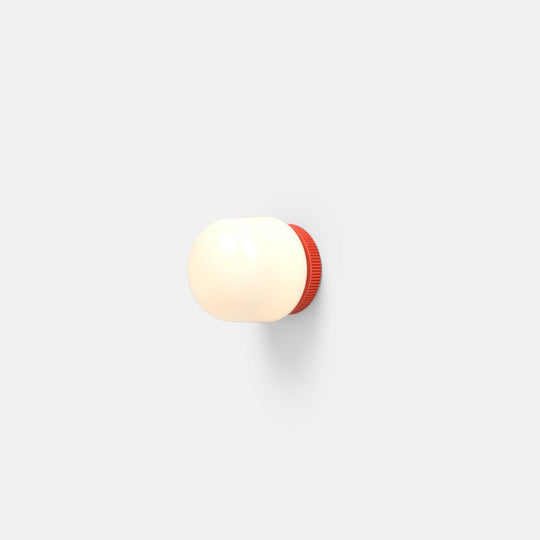 Hoist Sconce - No Shade - RBW Lighting - Vermilion - Large Glass Diffuser - 2700K (warm white) - HORNE