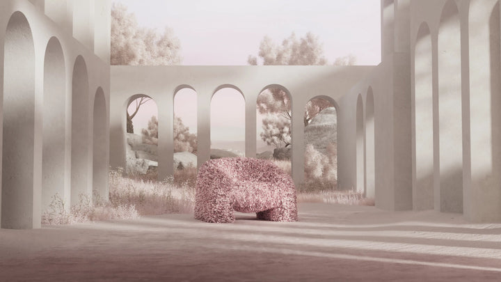 Hortensia Armchair - Moooi Chairs - Hortensia Armchair Petal Grey - HORNE