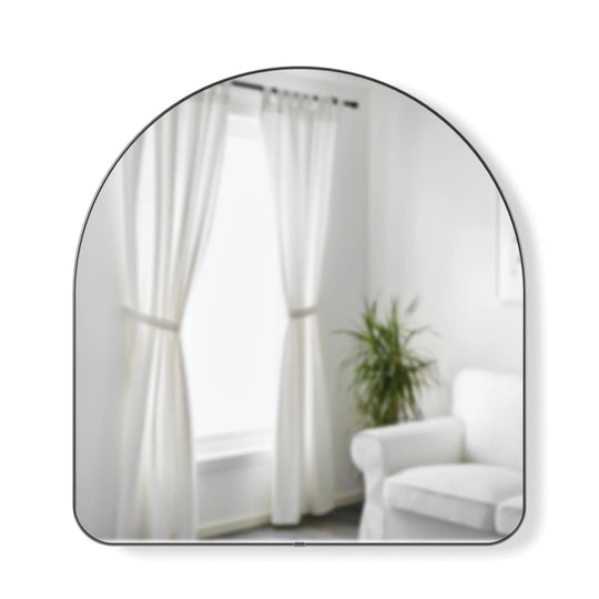Hubba Arched Wall Mirror - Umbra Mirrors - Metallic-Titanium - HORNE