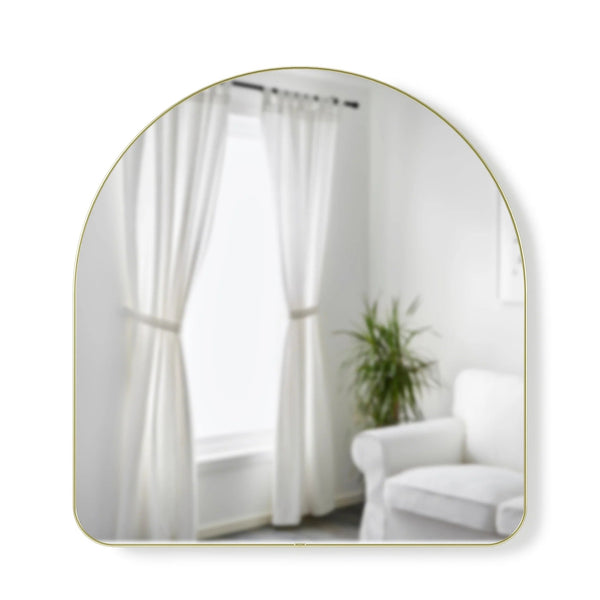 Hubba Arched Wall Mirror - Umbra Mirrors - Brass - HORNE
