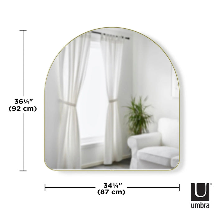 Hubba Arched Wall Mirror - Umbra Mirrors - Metallic-Titanium - HORNE