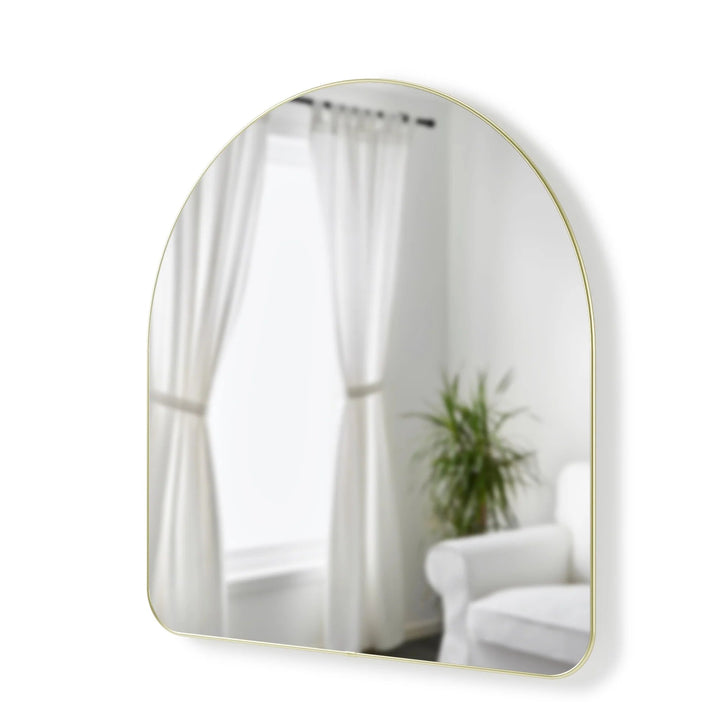 Hubba Arched Wall Mirror - Umbra Mirrors - Metallic-Titanium - HORNE