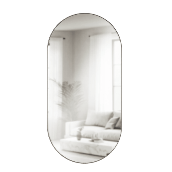 Hubba Pill Mirror - Umbra Mirrors - Metallic-Titanium - HORNE
