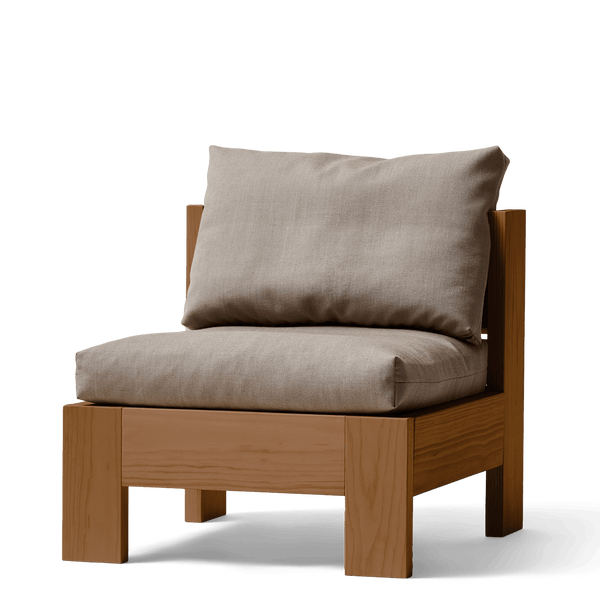 Icon Lounge Chair - Deep Brown Pine - Form + Refine Chairs - Deep Brown Pine / Technicolour - HORNE