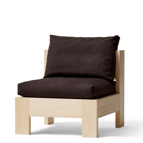 Icon Lounge Chair - Pine - Form + Refine Chairs - Pine / Technicolour - HORNE