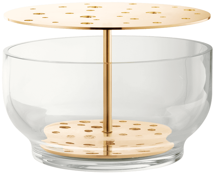 Ikebana Vase - Fritz Hansen Vases - Large - Plated Brass - HORNE