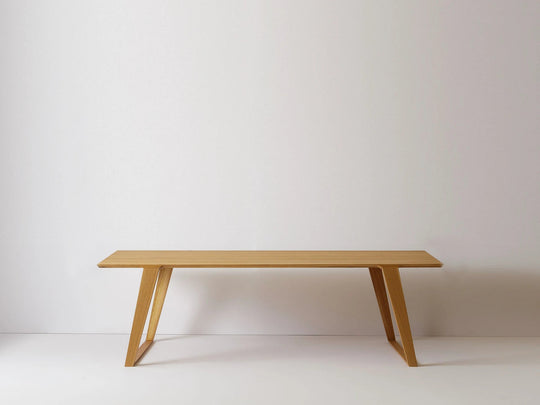 Isometric Bench - White Oak - Kalon Studios Stools + Benches + Ottomans - Small - HORNE