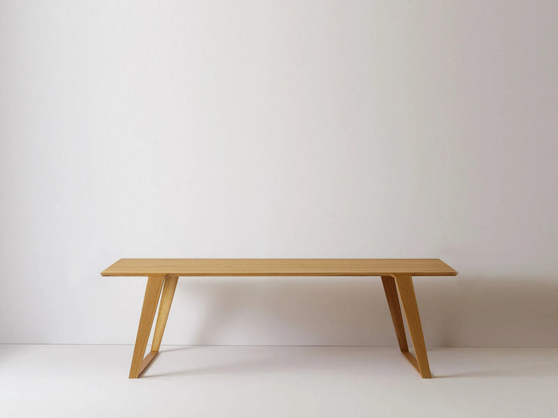 Isometric Bench - White Oak - Kalon Studios Stools + Benches + Ottomans - Small - HORNE