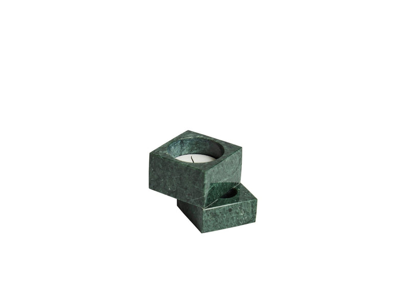 Jeu De Dés 1 Candle Holder - Woud Candle Holders - Black - HORNE