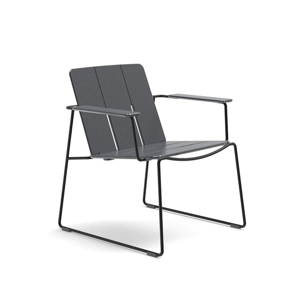Keene Lounge Chair - Loll Designs Outdoor Furniture - Charcoal Grey - Black - HORNE