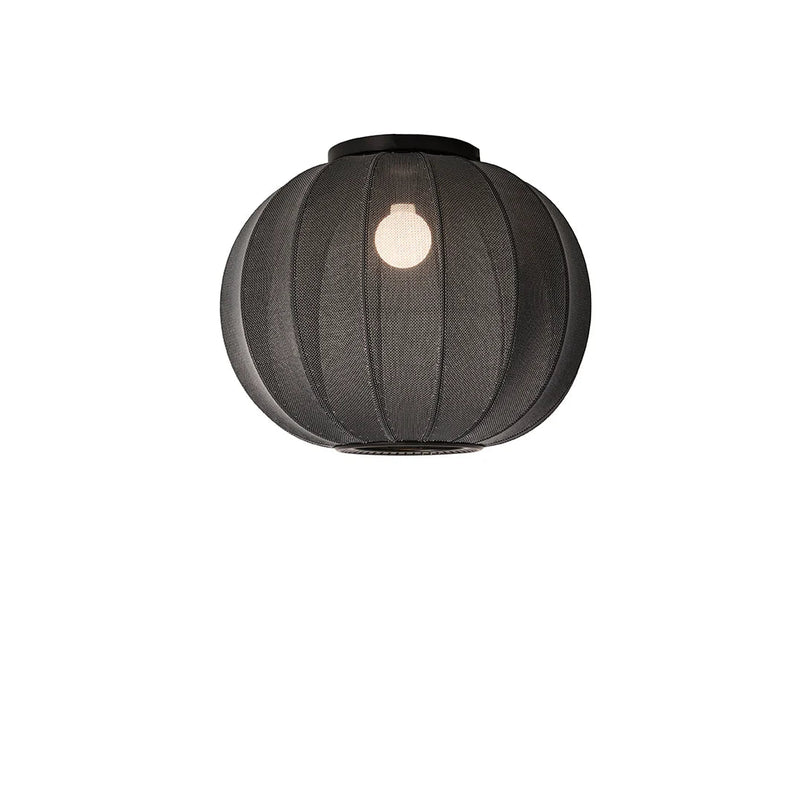 Knit - Wit Ceiling Light - Made by Hand Floor Lamps - 45 - Black - HORNE
