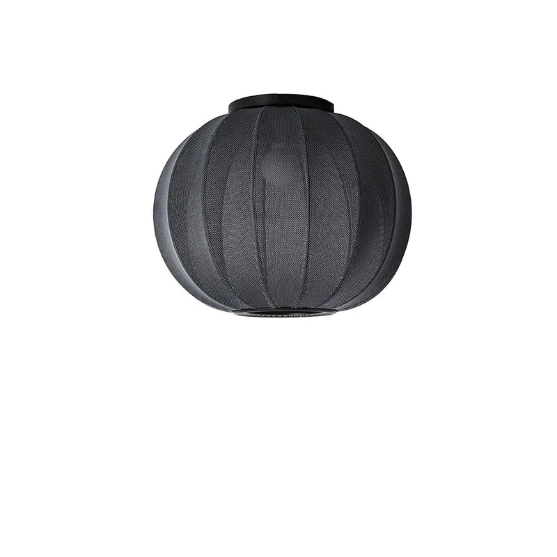 Knit - Wit Ceiling Light - Made by Hand Floor Lamps - 45 - Black - HORNE