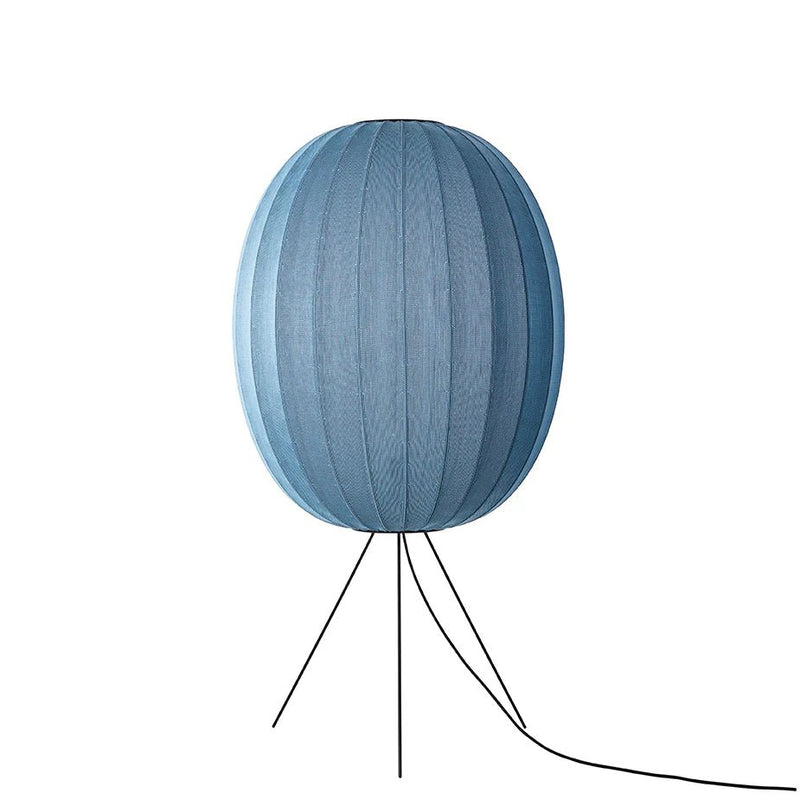 Knit - Wit Floor Medium Lamp - Made by Hand Floor Lamps - 60 - Black - HORNE