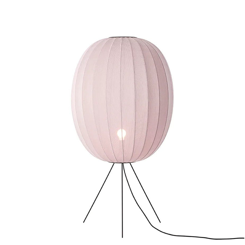 Knit - Wit Floor Medium Lamp - Made by Hand Floor Lamps - 60 - Black - HORNE