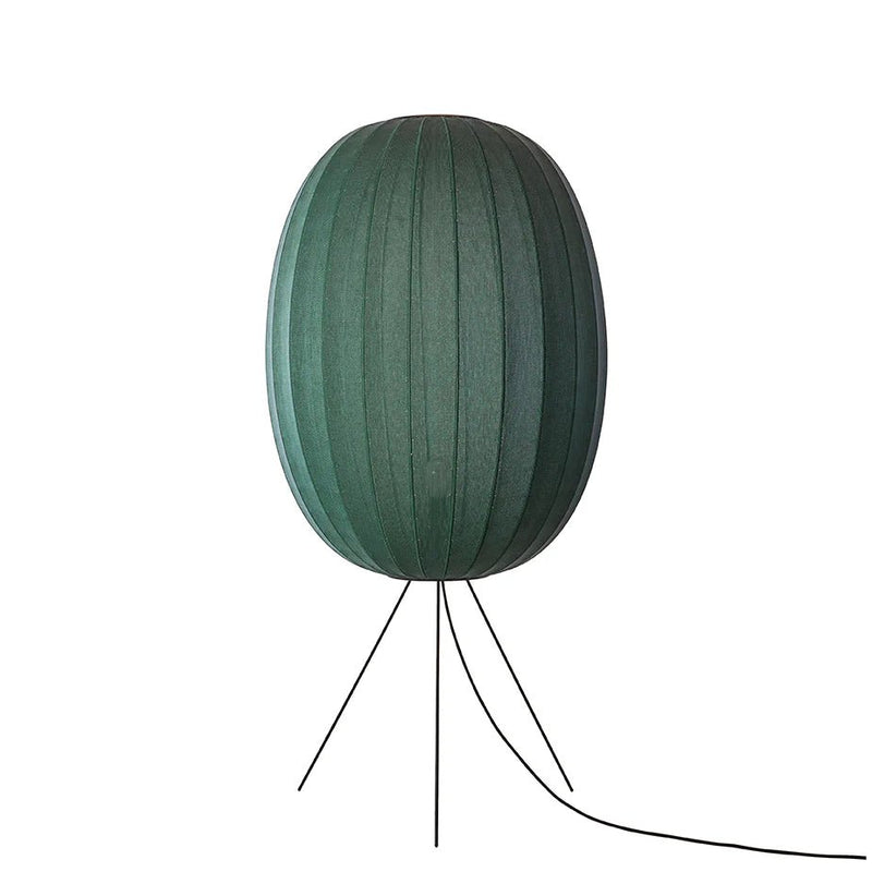 Knit - Wit Floor Medium Lamp - Made by Hand Floor Lamps - 60 - Black - HORNE