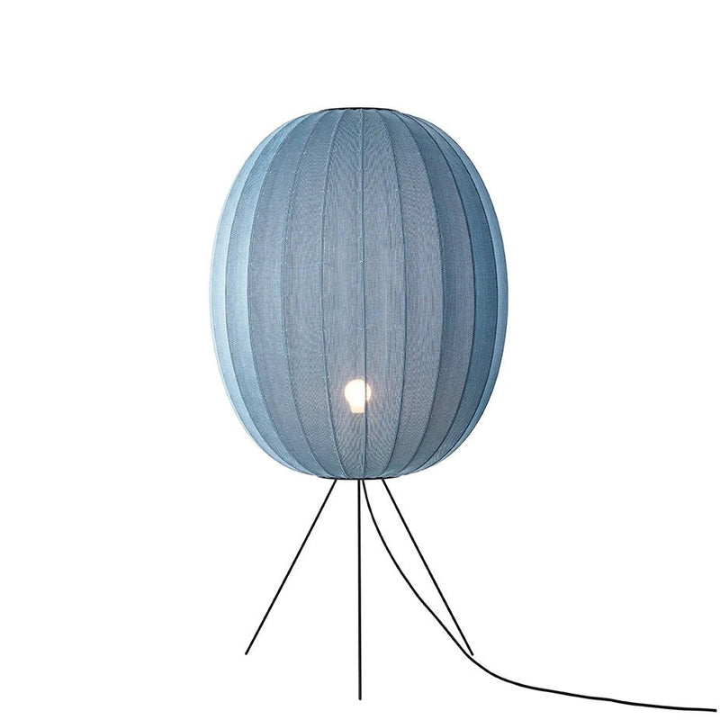 Knit - Wit Floor Medium Lamp - Made by Hand Floor Lamps - 60 - Black - HORNE