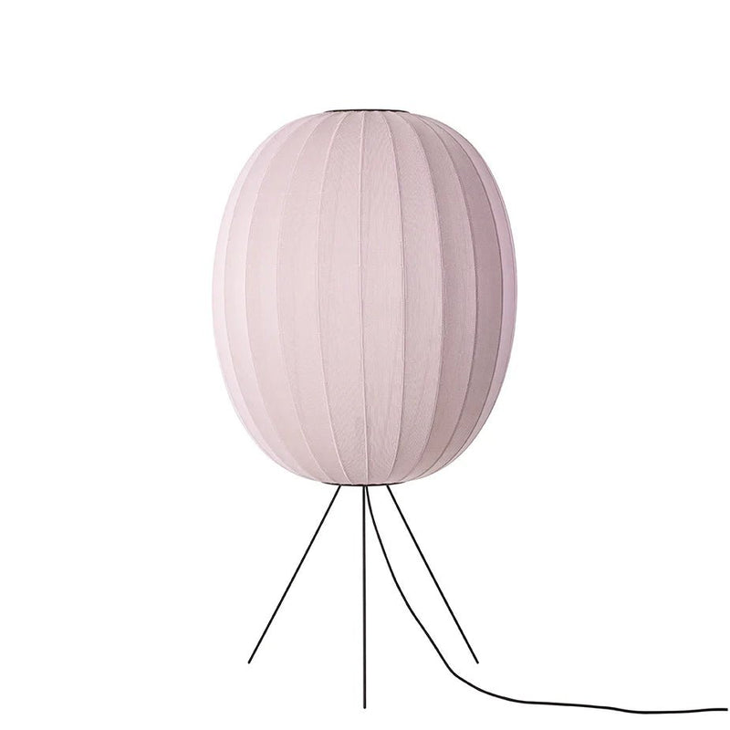Knit - Wit Floor Medium Lamp - Made by Hand Floor Lamps - 60 - Black - HORNE