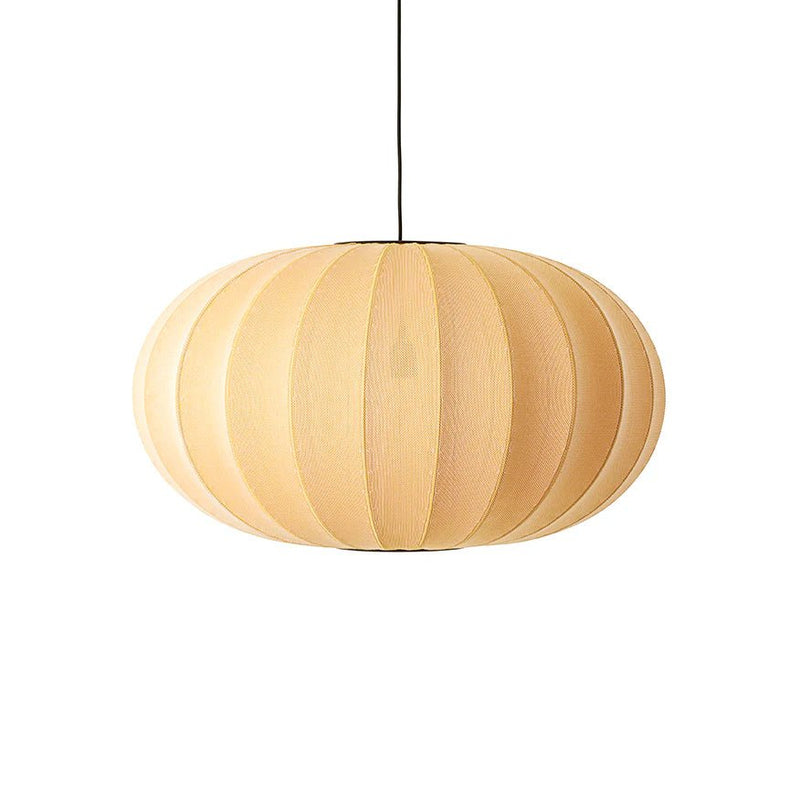 Knit Wit Oval Pendant - Made by Hand Pendants - 57 - Black - HORNE