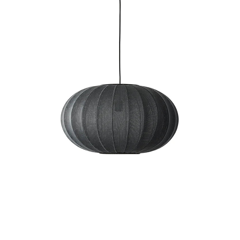 Knit Wit Oval Pendant - Made by Hand Pendants - 57 - Black - HORNE