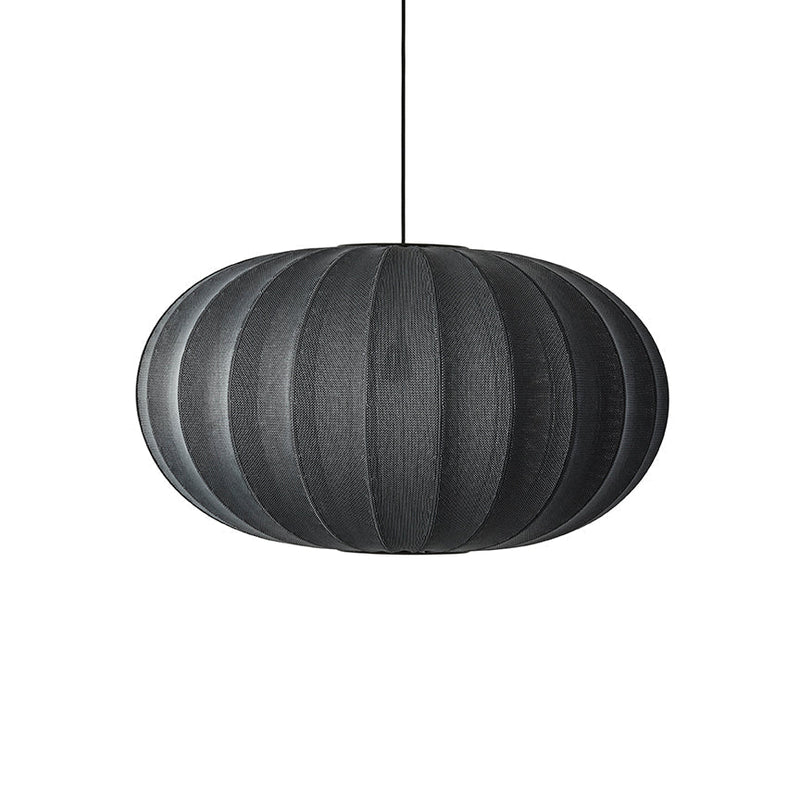 Knit Wit Oval Pendant - Made by Hand Pendants - 57 - Black - HORNE