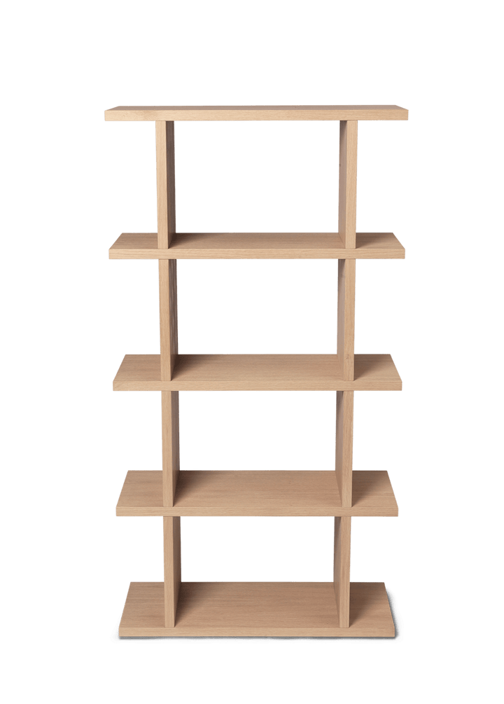 Kona Bookcase - 1x4 - Ferm Living - Shelving - Natural Oak Veneer - HORNE