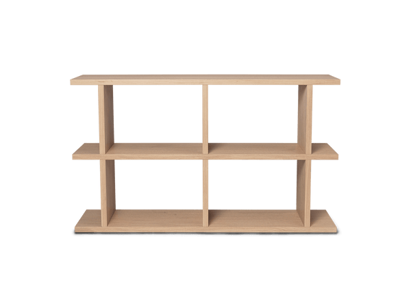 Kona Bookcase - 2x2 - Ferm Living - Shelving - Natural Oak Veneer - HORNE