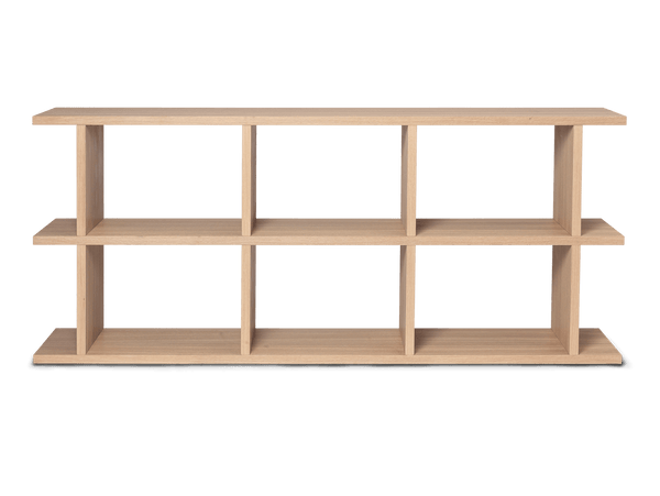 Kona Bookcase - 3x2 - Ferm Living - Shelving - Natural Oak Veneer - HORNE