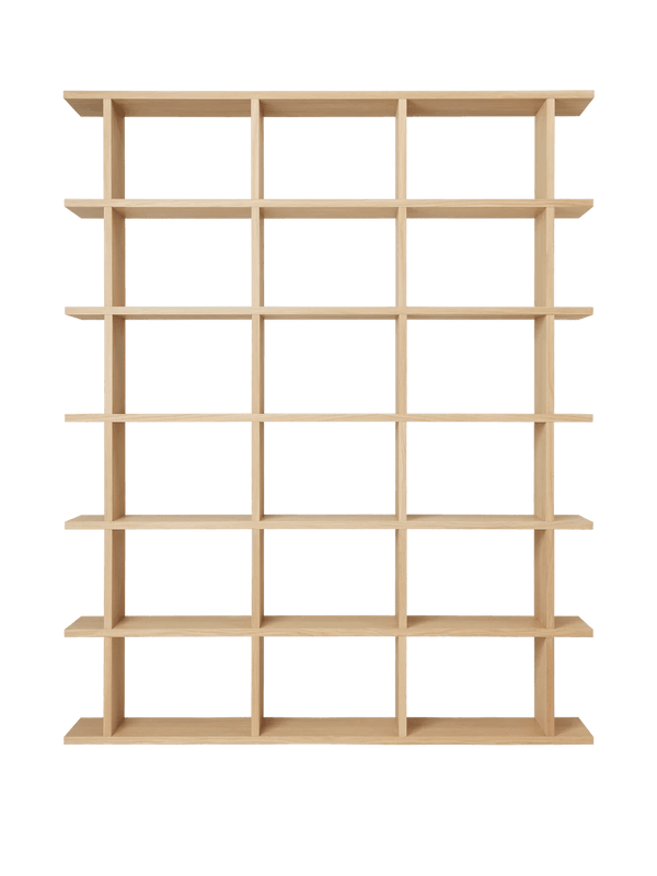 Kona Bookcase - 3x6 - Ferm Living Shelving - Natural - HORNE