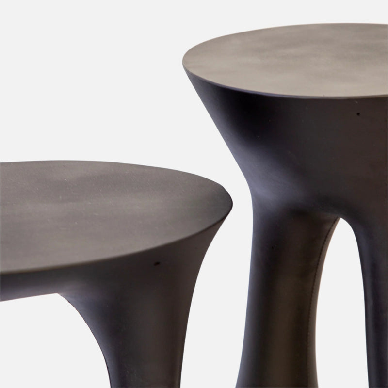 Kreten Side Table Pair - Black - Souda Tables + Desks - HORNE