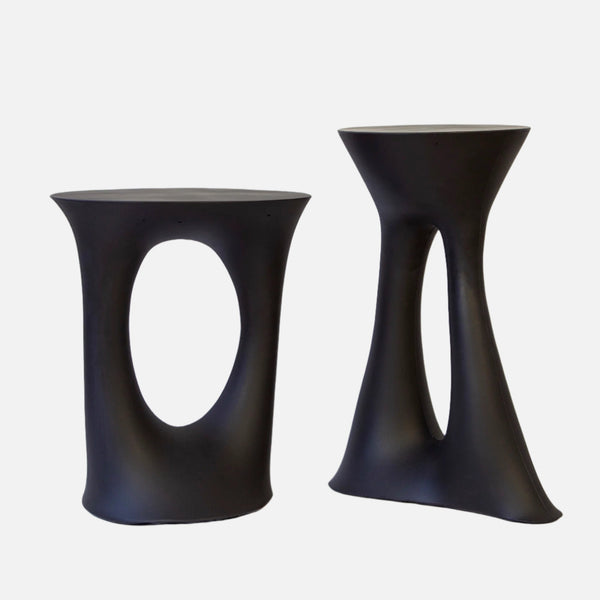 Kreten Side Table Pair - Black - Souda Tables + Desks - HORNE