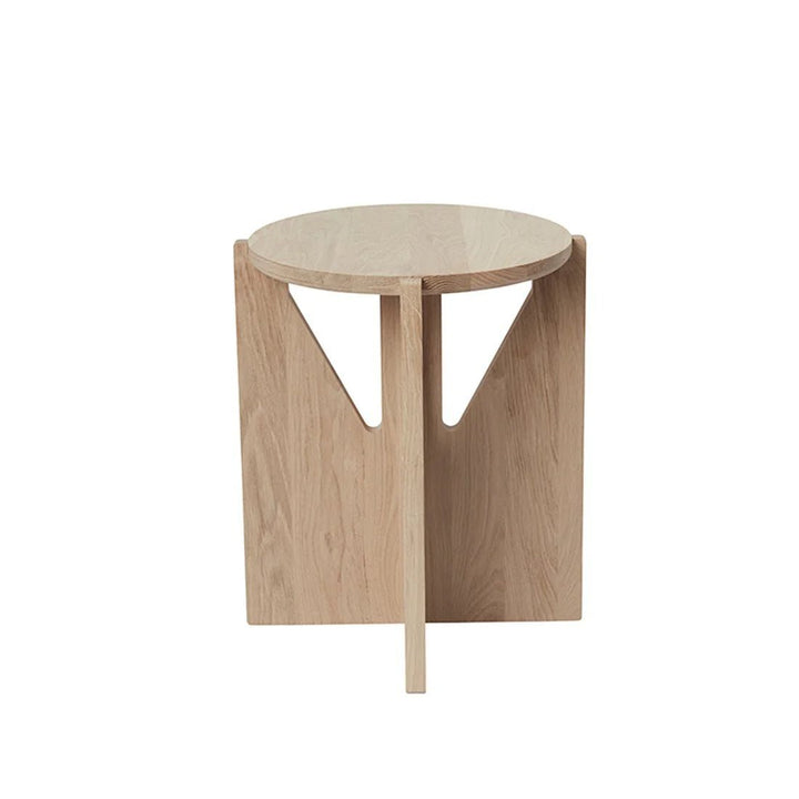 Kristina Dam Stool - Kristina Dam Stools + Benches + Ottomans - Light Lacquered Oak - HORNE