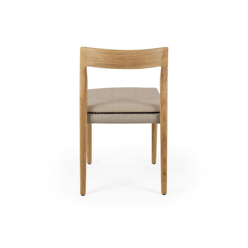 Lago Side Chair - BETACO Chairs - Grey Rope / Teak - HORNE