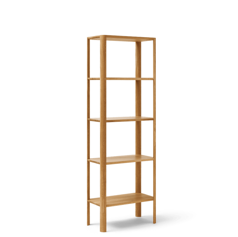 Leaf Shelf 0.5×5 - Form & Refine Shelving - White Oak - HORNE
