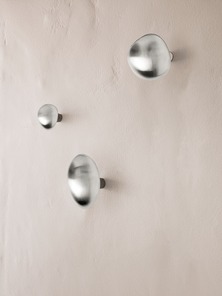 Lemon Hook - Ferm Living - Hangers & Hooks - Brushed Stainless Steel - HORNE