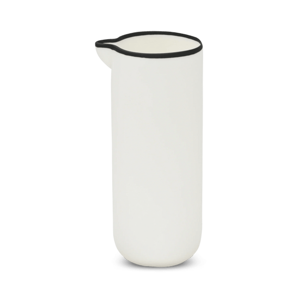 Ligne Carafe - Tina Frey Serveware - White With Black Rim - HORNE