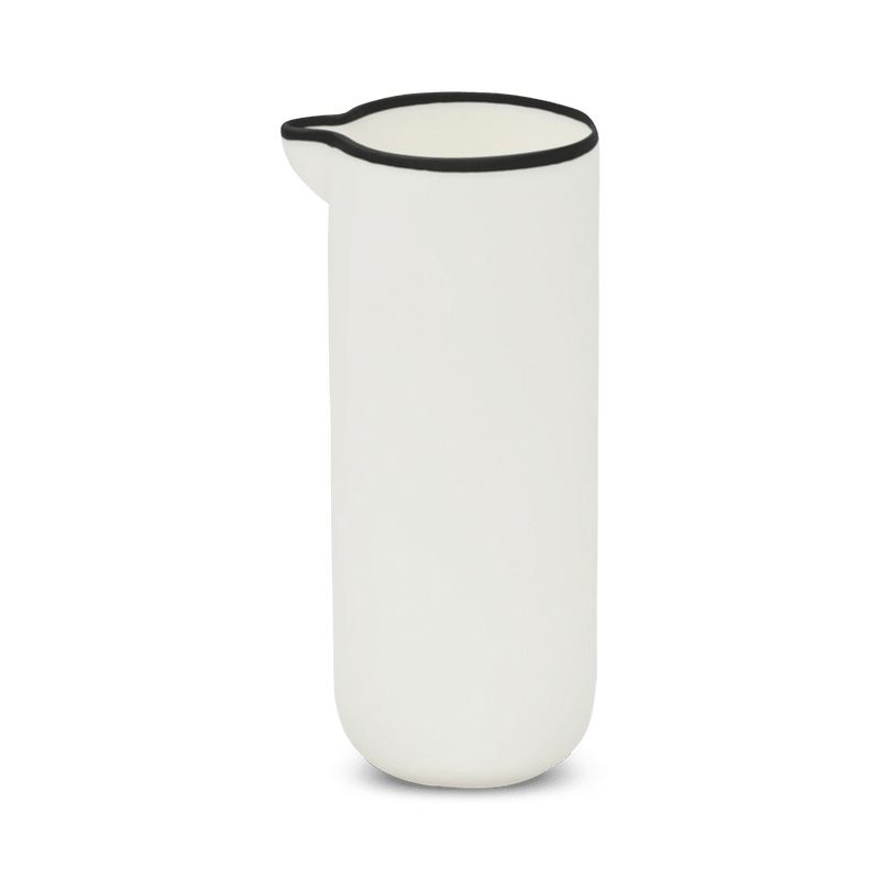 Ligne Carafe - Tina Frey Serveware - White With Black Rim - HORNE