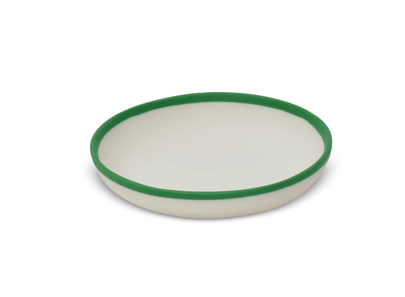 Ligne Plate - Tina Frey Serveware - Small - White With Black Rim - HORNE