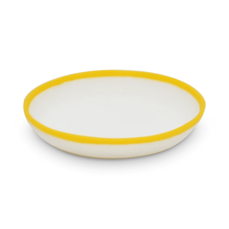 Ligne Plate - Tina Frey Serveware - Small - White With Black Rim - HORNE