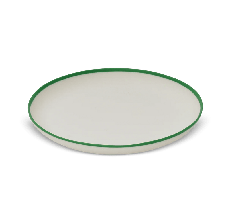 Ligne Plate - Tina Frey Serveware - Small - White With Black Rim - HORNE