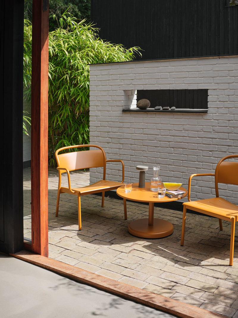 Linear Steel Coffee Table - Muuto Table + Task - Black - Small - HORNE
