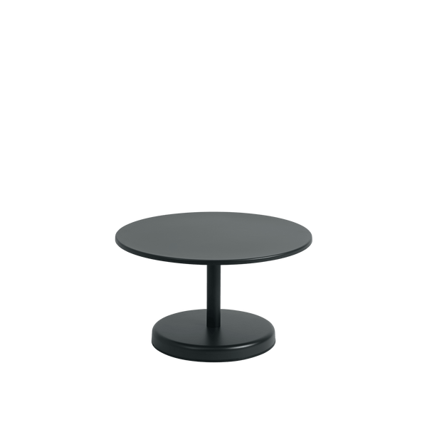 Linear Steel Coffee Table - Muuto Table + Task - Black - Large - HORNE