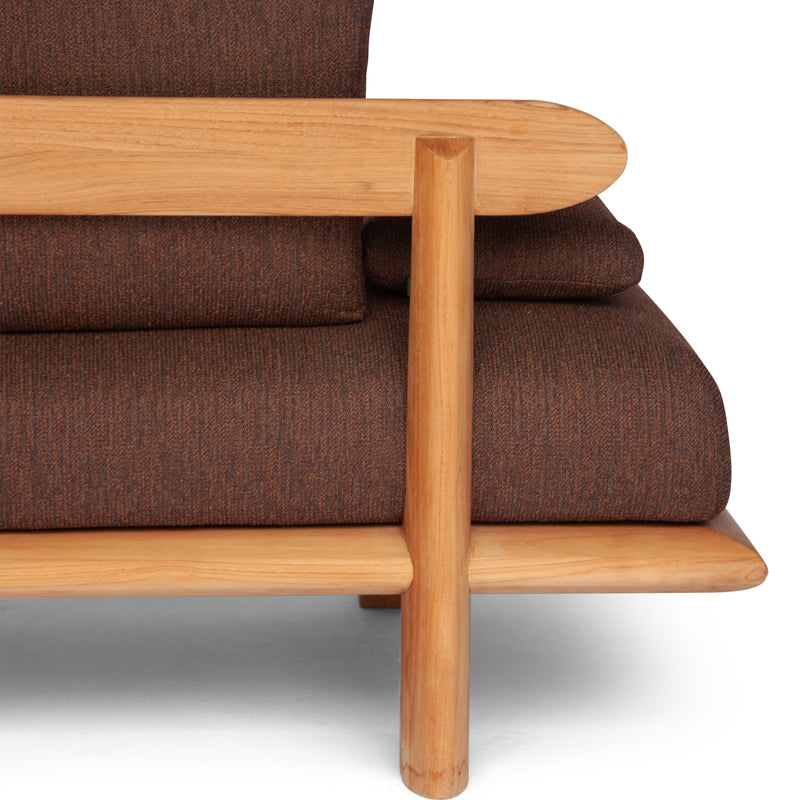 Livorno Sofa - BETACO Sofas - 2-Seater Sofa / Teak / Ferriere 4 - HORNE