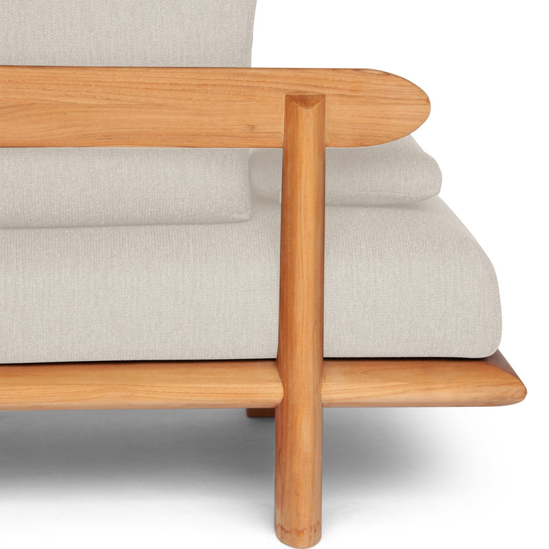 Livorno Sofa - BETACO Sofas - 2-Seater Sofa / Teak / Ferriere 4 - HORNE