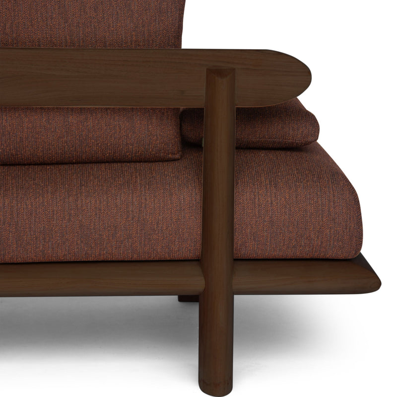 Livorno Sofa - BETACO Sofas - 2-Seater Sofa / Teak / Ferriere 4 - HORNE