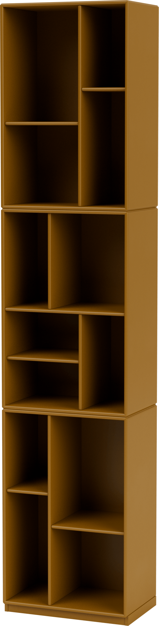 Loom Slim Bookcase - With Plinth Base - Montana - Shelving - Amber - 1.2" - HORNE