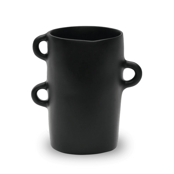 Loopy Medium Vase - Tina Frey Decorative Objects - Black - HORNE