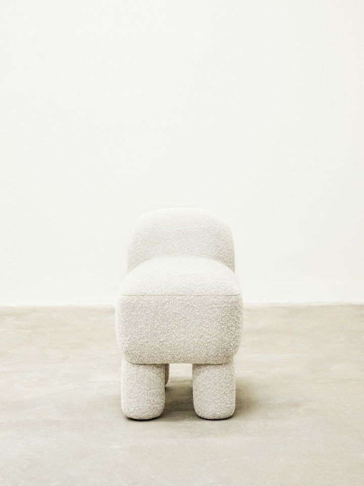 Lulu Pouf - Design House Stockholm Stools + Benches + Ottomans - Cream - HORNE