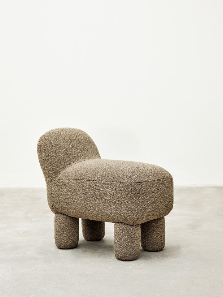 Lulu Pouf - Design House Stockholm Stools + Benches + Ottomans - Cream - HORNE