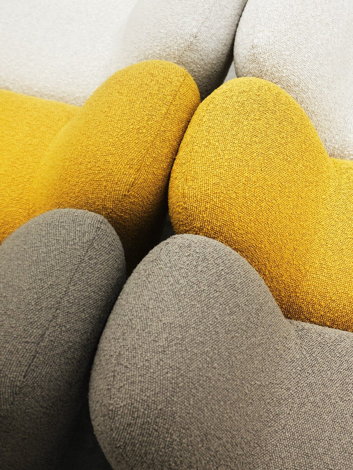 Lulu Pouf - Design House Stockholm Stools + Benches + Ottomans - Cream - HORNE